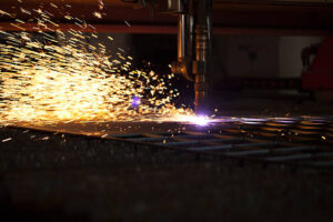 heavy metal cutting work with plasma