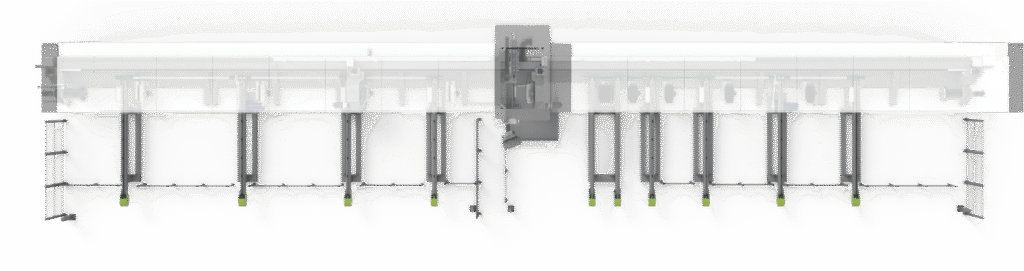 laser cutting machine layout